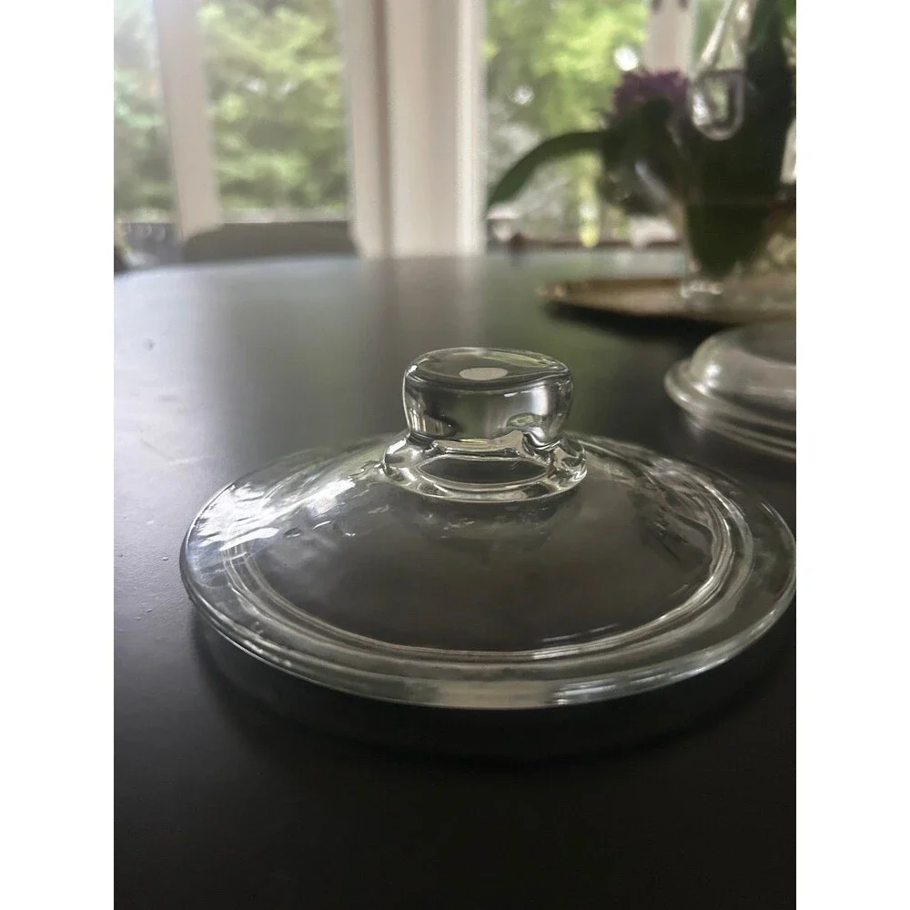 Clear Glass Round Lid replacement for Casserole dish